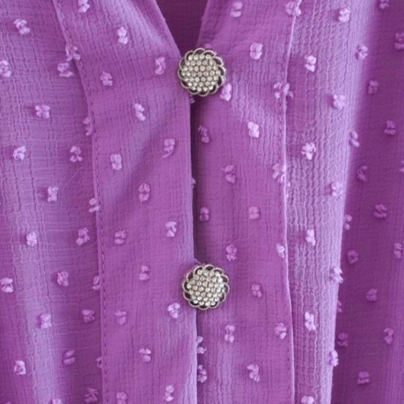 Purple Zara dress for size UK M - Picture 5 of 7